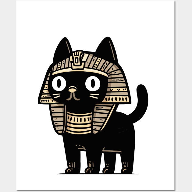 Egyptian Cat Wall Art by katzura